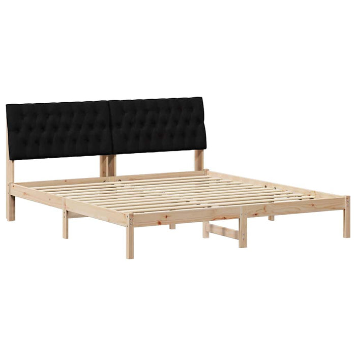 Cadru de pat cu tăblie tapițată cu headboard Maro 180 x 200 cm - WALTI WALTI