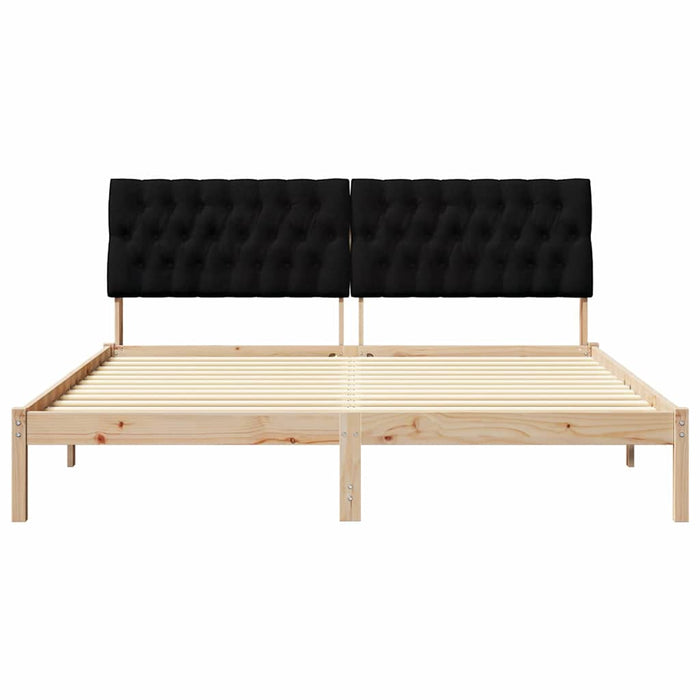 Cadru de pat cu tăblie tapițată cu headboard Maro 180 x 200 cm - WALTI WALTI