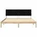 Cadru de pat cu tăblie tapițată cu headboard Maro 180 x 200 cm - WALTI WALTI