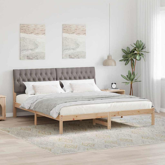 Cadru de pat cu tăblie tapițată cu headboard Maro 180 x 200 cm - WALTI WALTI
