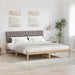 Cadru de pat cu tăblie tapițată cu headboard Maro 180 x 200 cm - WALTI WALTI