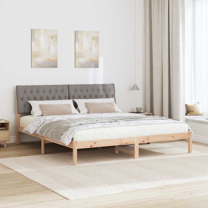 Cadru de pat cu tăblie tapițată cu headboard Maro 180 x 200 cm - WALTI WALTI