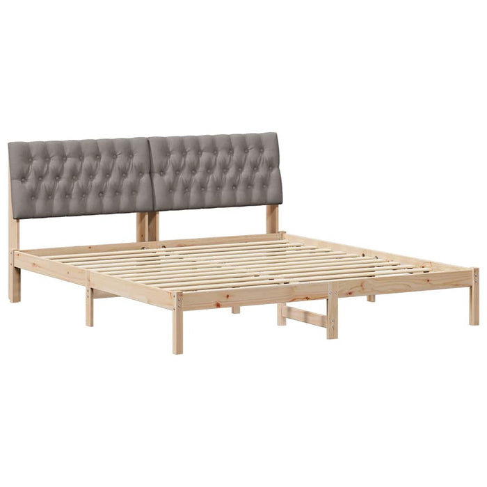 Cadru de pat cu tăblie tapițată cu headboard Maro 180 x 200 cm - WALTI WALTI