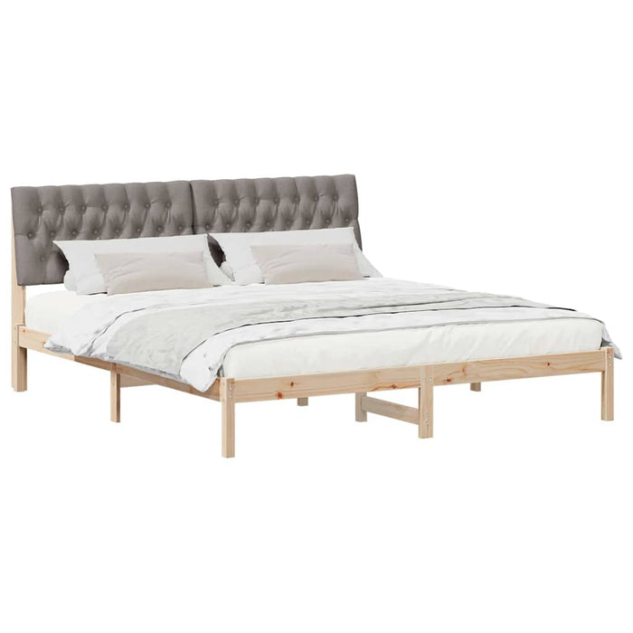 Cadru de pat cu tăblie tapițată cu headboard Maro 180 x 200 cm - WALTI WALTI