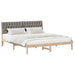 Cadru de pat cu tăblie tapițată cu headboard Maro 180 x 200 cm - WALTI WALTI