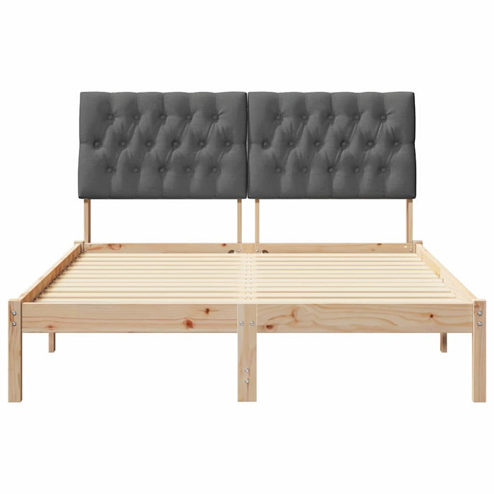 Cadru de pat cu tăblie tapițată cu headboard Maro 160 x 200 cm - WALTI WALTI