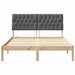Cadru de pat cu tăblie tapițată cu headboard Maro 160 x 200 cm - WALTI WALTI