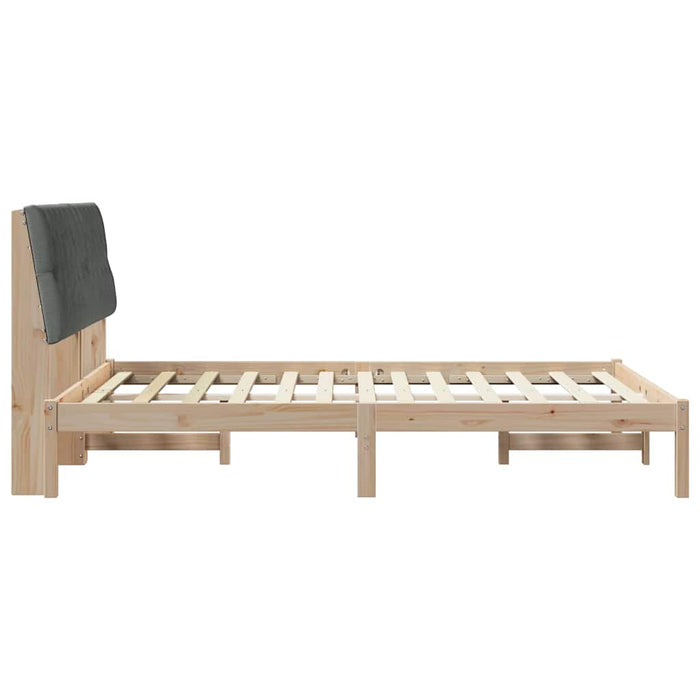 Cadru de pat cu tăblie tapițată cu headboard Maro 160 x 200 cm - WALTI WALTI