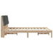 Cadru de pat cu tăblie tapițată cu headboard Maro 160 x 200 cm - WALTI WALTI