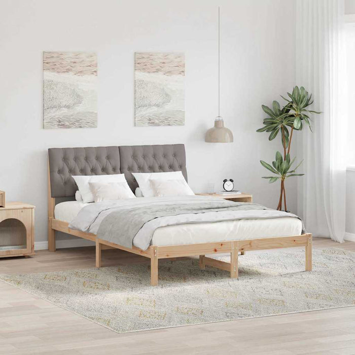 Cadru de pat cu tăblie tapițată cu headboard Maro 160 x 200 cm - WALTI WALTI