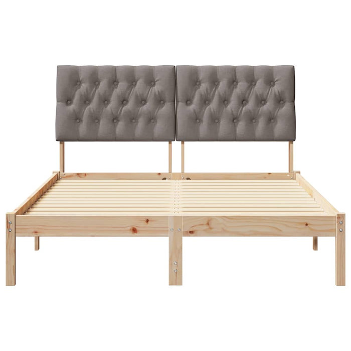 Cadru de pat cu tăblie tapițată cu headboard Maro 160 x 200 cm - WALTI WALTI