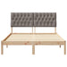 Cadru de pat cu tăblie tapițată cu headboard Maro 160 x 200 cm - WALTI WALTI