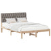 Cadru de pat cu tăblie tapițată cu headboard Maro 160 x 200 cm - WALTI WALTI
