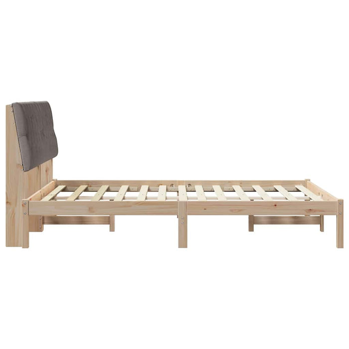 Cadru de pat cu tăblie tapițată cu headboard Maro 160 x 200 cm - WALTI WALTI