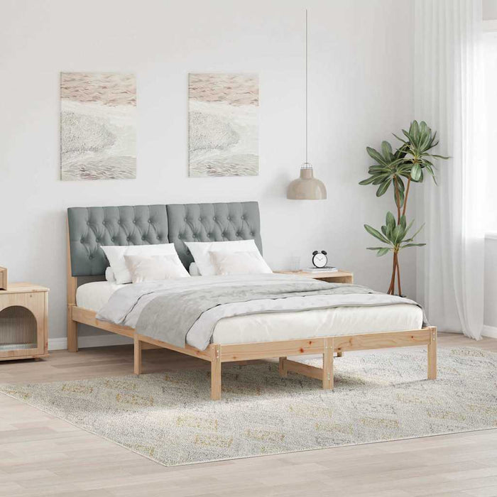 Cadru de pat cu tăblie tapițată cu headboard Maro 150 x 200 cm - WALTI WALTI