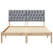 Cadru de pat cu tăblie tapițată cu headboard Maro 150 x 200 cm - WALTI WALTI