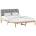 Cadru de pat cu tăblie tapițată cu headboard Maro 150 x 200 cm - WALTI WALTI