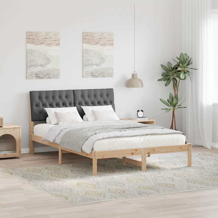 Cadru de pat cu tăblie tapițată cu headboard Maro 150 x 200 cm - WALTI WALTI