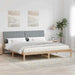 Cadru de pat cu headboard Maro 200 x 200 cm Lemn de pin masiv - WALTI WALTI