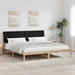 Cadru de pat cu headboard Maro 200 x 200 cm Lemn de pin masiv - WALTI WALTI