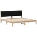 Cadru de pat cu headboard Maro 200 x 200 cm Lemn de pin masiv - WALTI WALTI