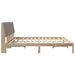 Cadru de pat cu headboard Maro 200 x 200 cm Lemn de pin masiv - WALTI WALTI