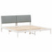 Cadru de pat cu headboard Alb 200 x 200 cm Lemn de pin masiv - WALTI WALTI