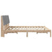 Cadru de pat cu headboard Maro 180 x 200 cm Lemn de pin masiv - WALTI WALTI