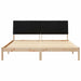 Cadru de pat cu headboard Maro 180 x 200 cm Lemn de pin masiv - WALTI WALTI