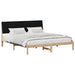 Cadru de pat cu headboard Maro 180 x 200 cm Lemn de pin masiv - WALTI WALTI