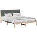 Cadru de pat cu headboard Maro 160 x 200 cm Lemn de pin masiv - WALTI WALTI