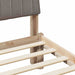 Cadru de pat cu headboard Maro 160 x 200 cm Lemn de pin masiv - WALTI WALTI