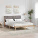 Cadru de pat cu headboard Maro 160 x 200 cm Lemn de pin masiv - WALTI WALTI