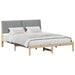 Cadru de pat cu headboard Maro 150 x 200 cm Lemn de pin masiv - WALTI WALTI