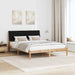 Cadru de pat cu headboard Maro 150 x 200 cm Lemn de pin masiv - WALTI WALTI