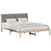 Cadru de pat cu headboard Maro 150 x 200 cm Lemn de pin masiv - WALTI WALTI