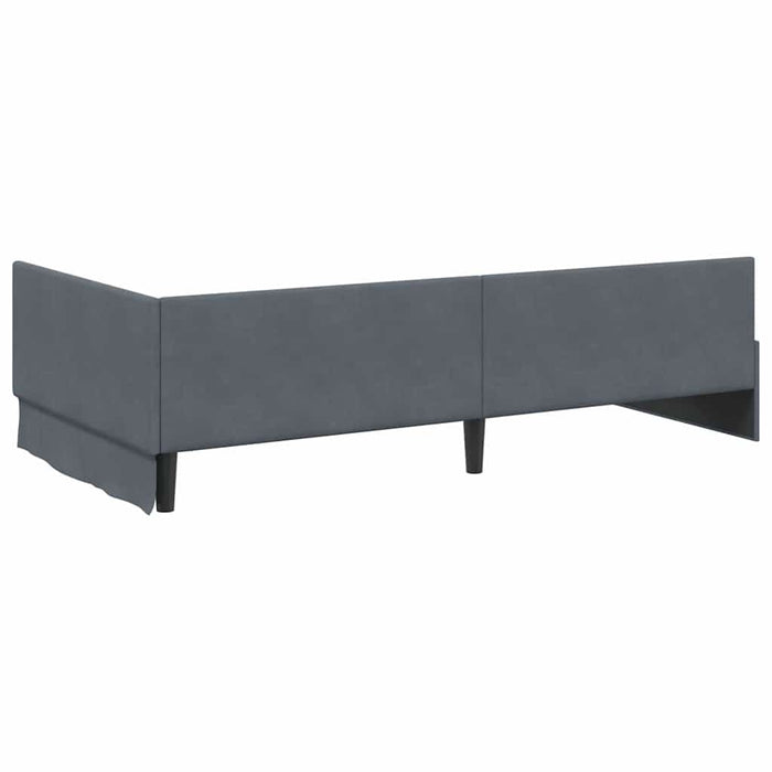 Cadru de pat colțar cu saltea Altele Manual 2 pcs Gri Catifea - WALTI WALTI