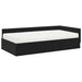 Cadru de pat colțar cu saltea Altele Manual 2 pcs Negru Catifea - WALTI WALTI