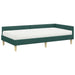 Cadru de pat colțar cu saltea cu saltea 2 pcs Verde țesătură - WALTI WALTI