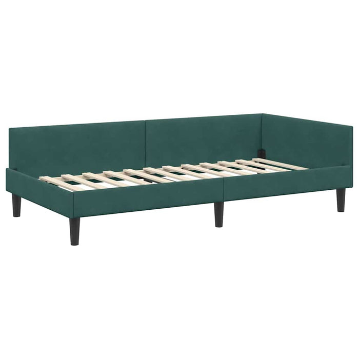 Cadru de pat colțar cu saltea Altele Manual 2 pcs Verde Catifea - WALTI WALTI