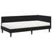 Cadru de pat colțar cu saltea Altele Manual 2 pcs Negru Catifea - WALTI WALTI