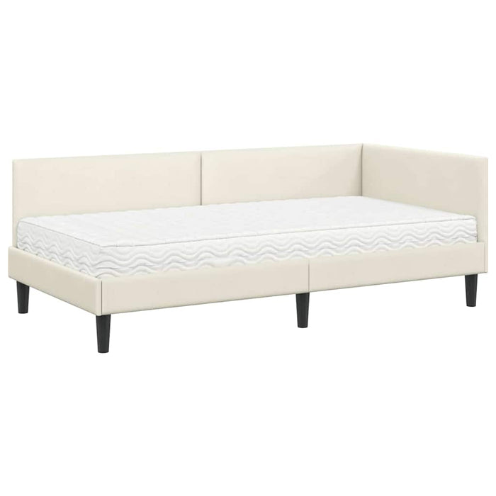 Cadru de pat colțar cu saltea Altele Manual 2 pcs Crem Catifea - WALTI WALTI
