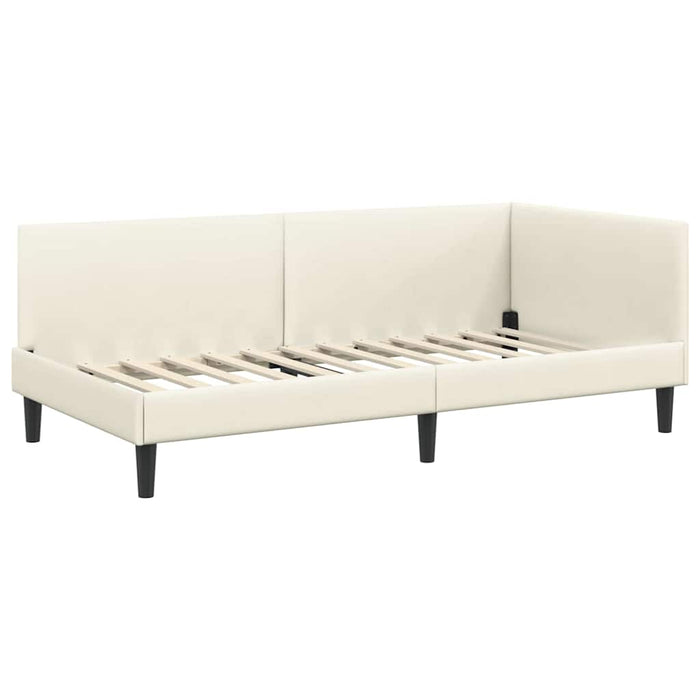 Cadru de pat colțar cu saltea Altele Manual 2 pcs Crem Catifea - WALTI WALTI