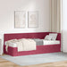 Cadru de pat colțar cu saltea cu headboard 2 pcs Verde Catifea - WALTI WALTI