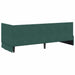 Cadru de pat colțar cu saltea cu headboard 2 pcs Verde Catifea - WALTI WALTI