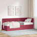 Cadru de pat colțar cu saltea cu headboard 2 pcs Verde Catifea - WALTI WALTI