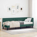 Cadru de pat colțar cu saltea cu headboard 2 pcs Verde Catifea - WALTI WALTI