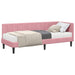 Cadru de pat colțar cu saltea cu headboard 2 pcs Gri Catifea - WALTI WALTI
