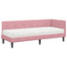 Cadru de pat colțar cu saltea cu headboard 2 pcs Gri Catifea - WALTI WALTI