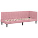 Cadru de pat colțar cu saltea cu headboard 2 pcs Gri Catifea - WALTI WALTI